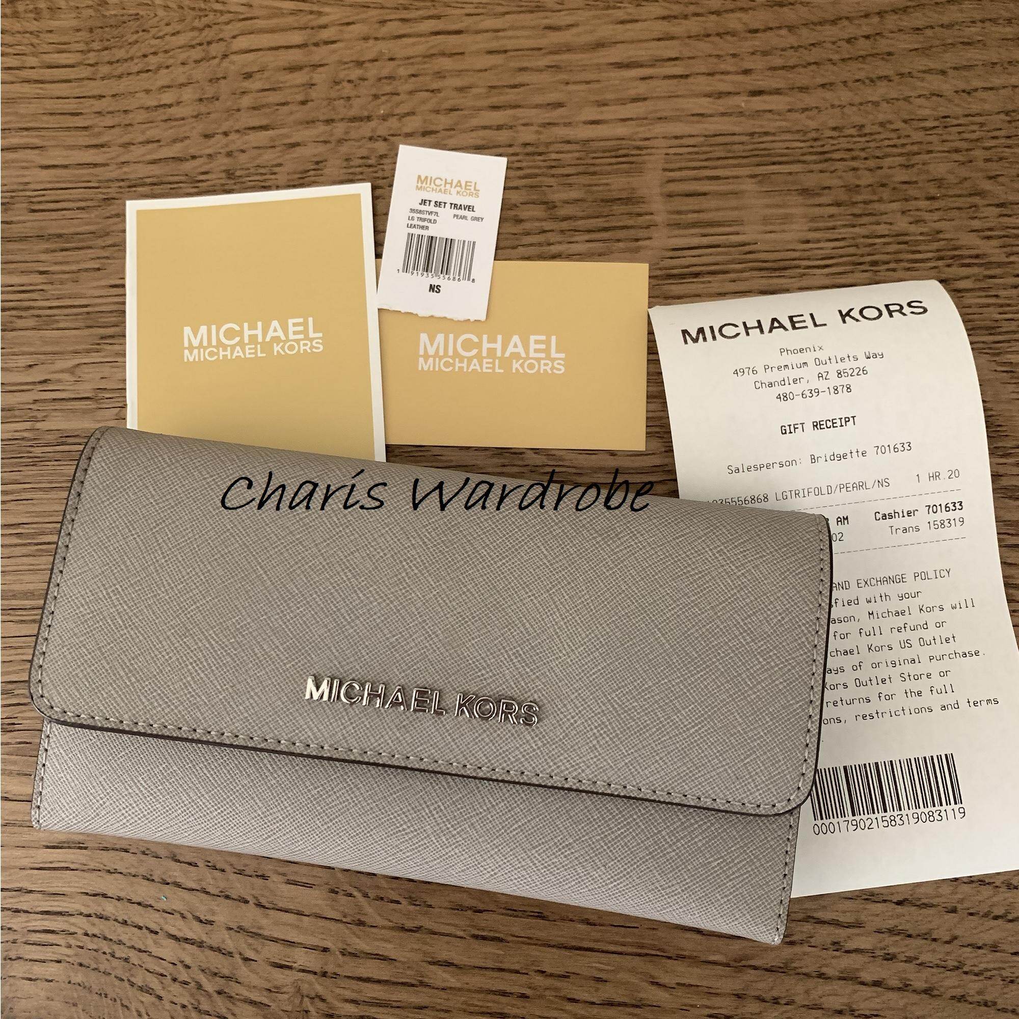 michael kors trifold wallet womens