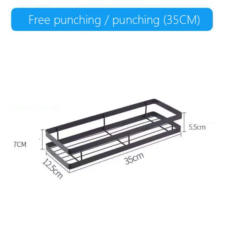 Kitchen Organizer Wall Storage Shelf For Spice Jar Rack Cabinet