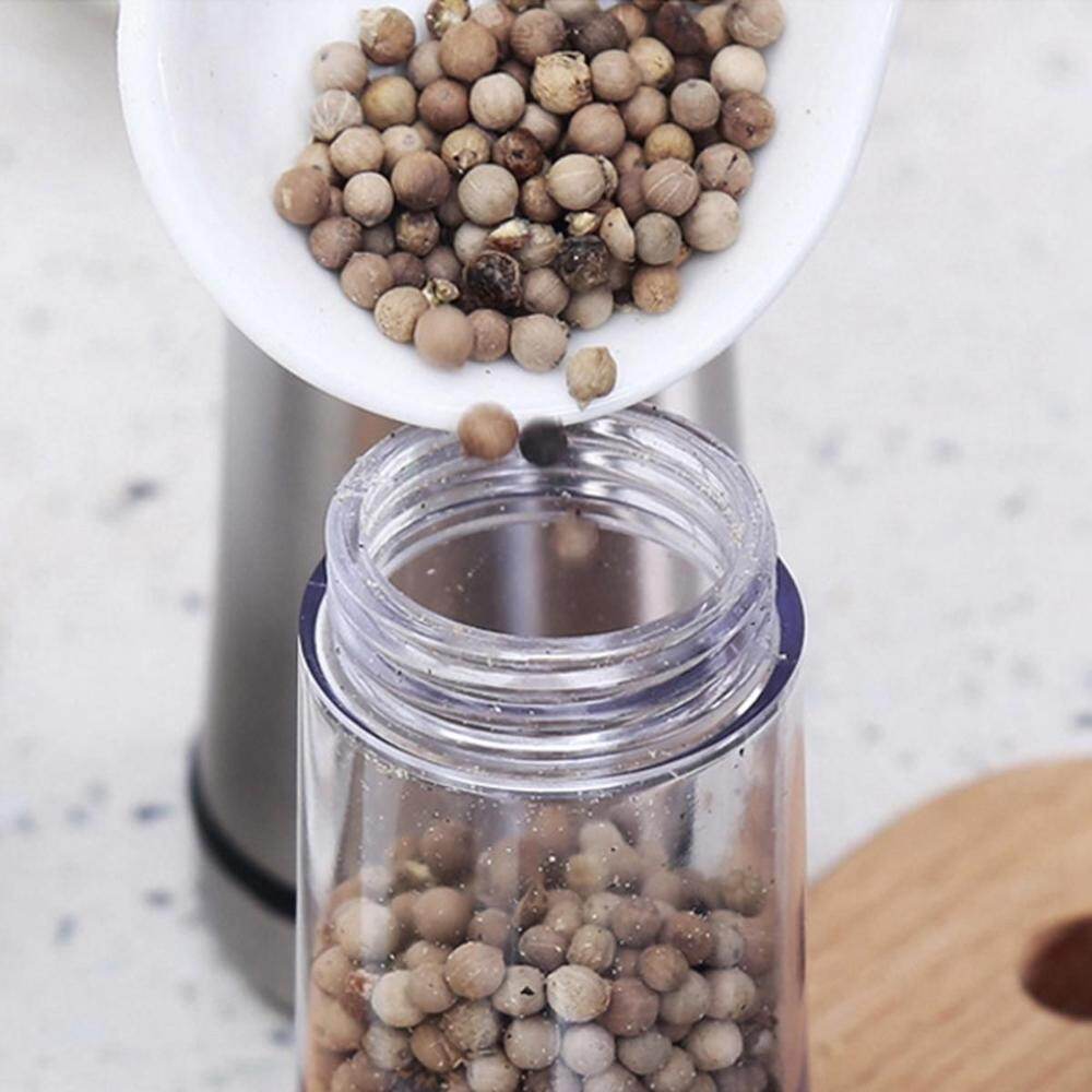TR7UY56HGKTYURE Adjustable Grinding Refillable Manual Pepper Grinder Spice Mill Kitchen Tools Grinder Mill