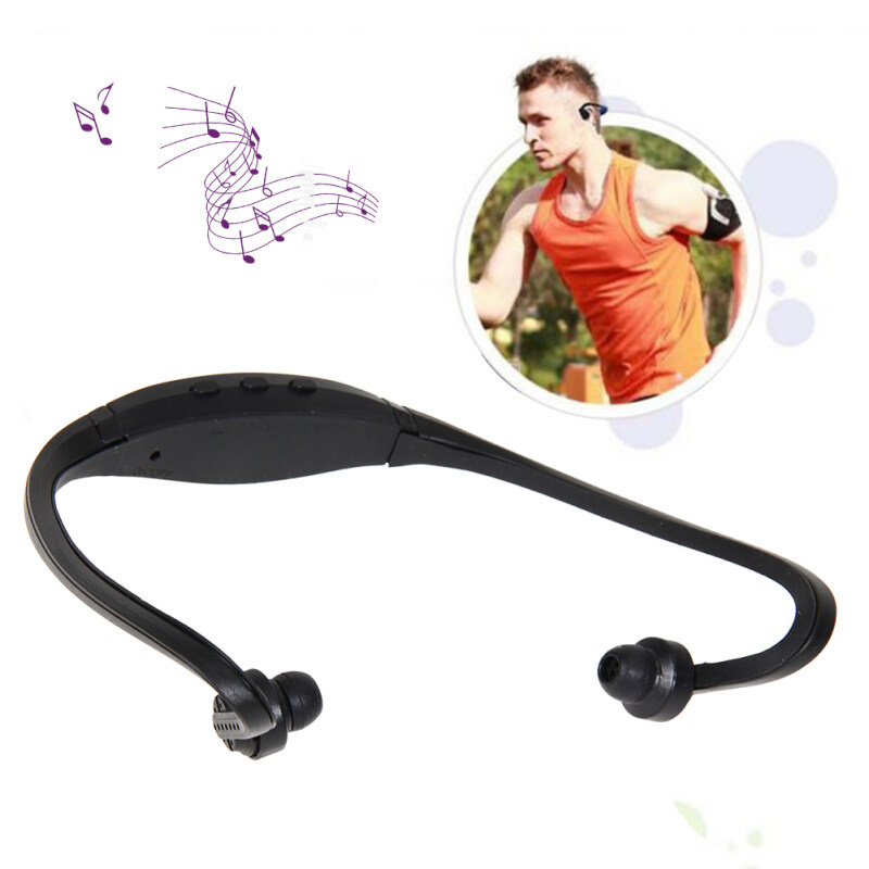Sport Headphone Card Earphone MP3 Music Player Micro SD TF Headset Singapore