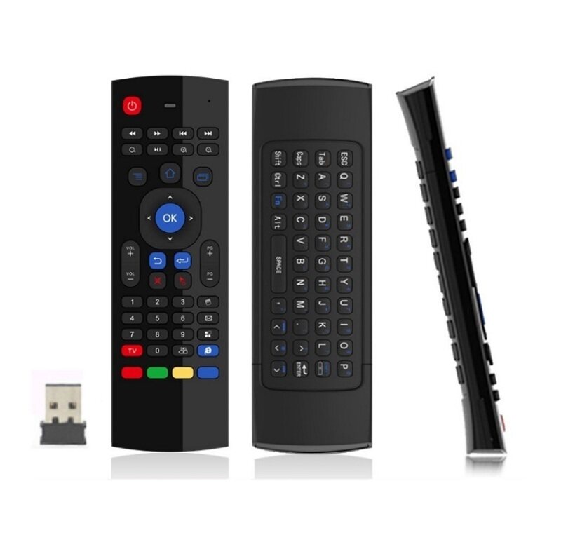 MX3 Air Keyboard Mouse Universal Remote Android TV Box PC Wireless USB receiver Malaysia