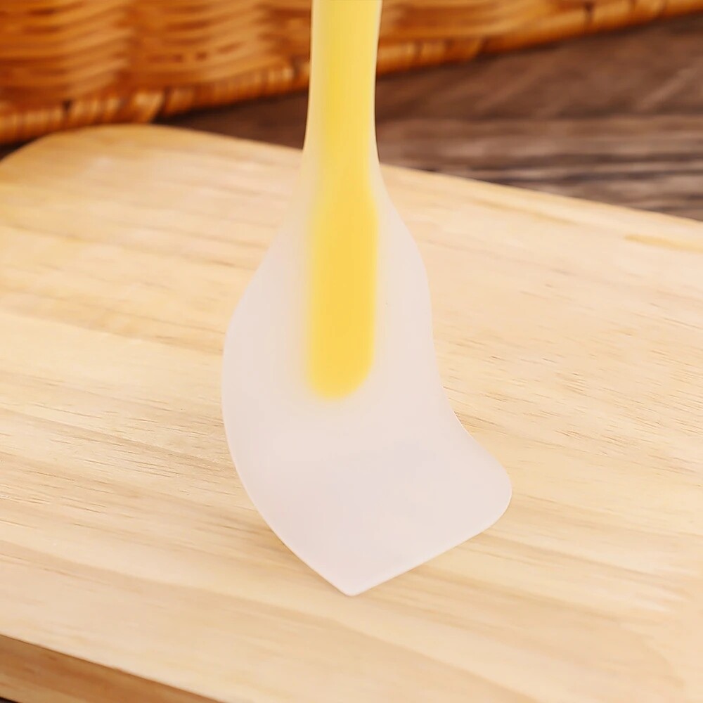Dùng cho thực phẩm Silicone Scraper chịu nhiệt độ cao que phết bơ kem lên bánh tay cầm dài bột trộn dụng cụ nướng bánh nhà bếp