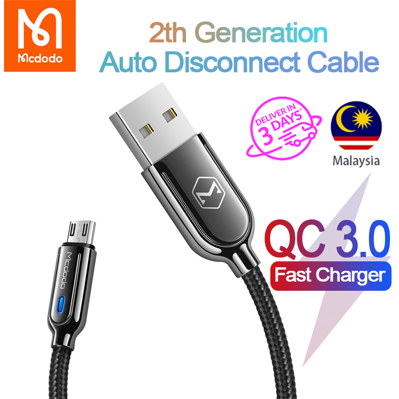 Mcdodo USB A to Micro USB Fast Charge Cable 2.4A Fast Charge Auto