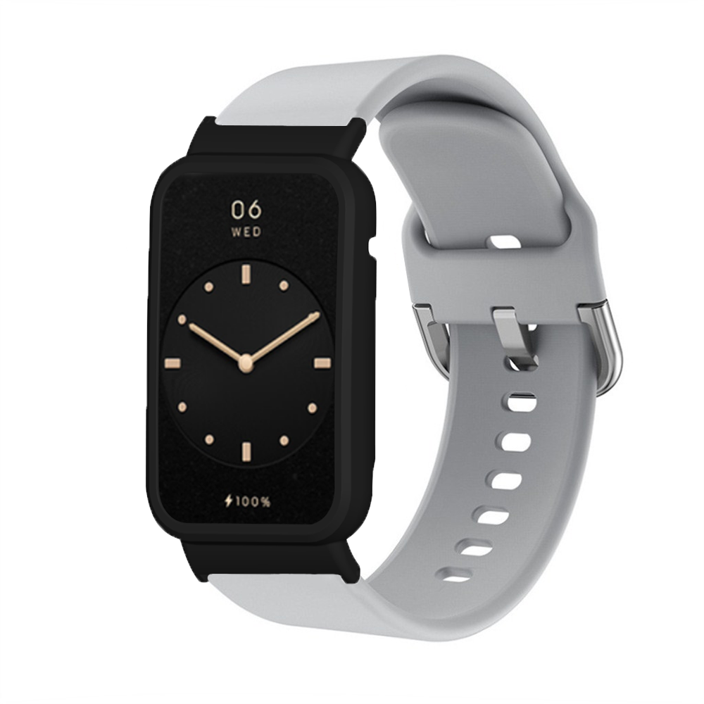 Silicone watch band For Xiaomi Band 7 pro Sports Bracelet Wristband Smart Watch protective case + strap All-in-one Vitality Silicone Strap