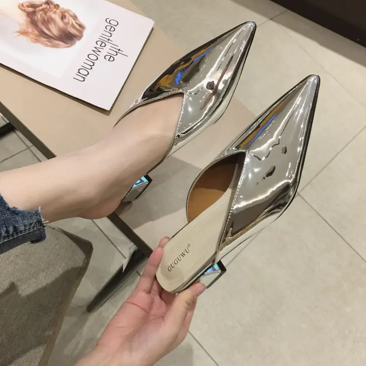 silver pumps size 11