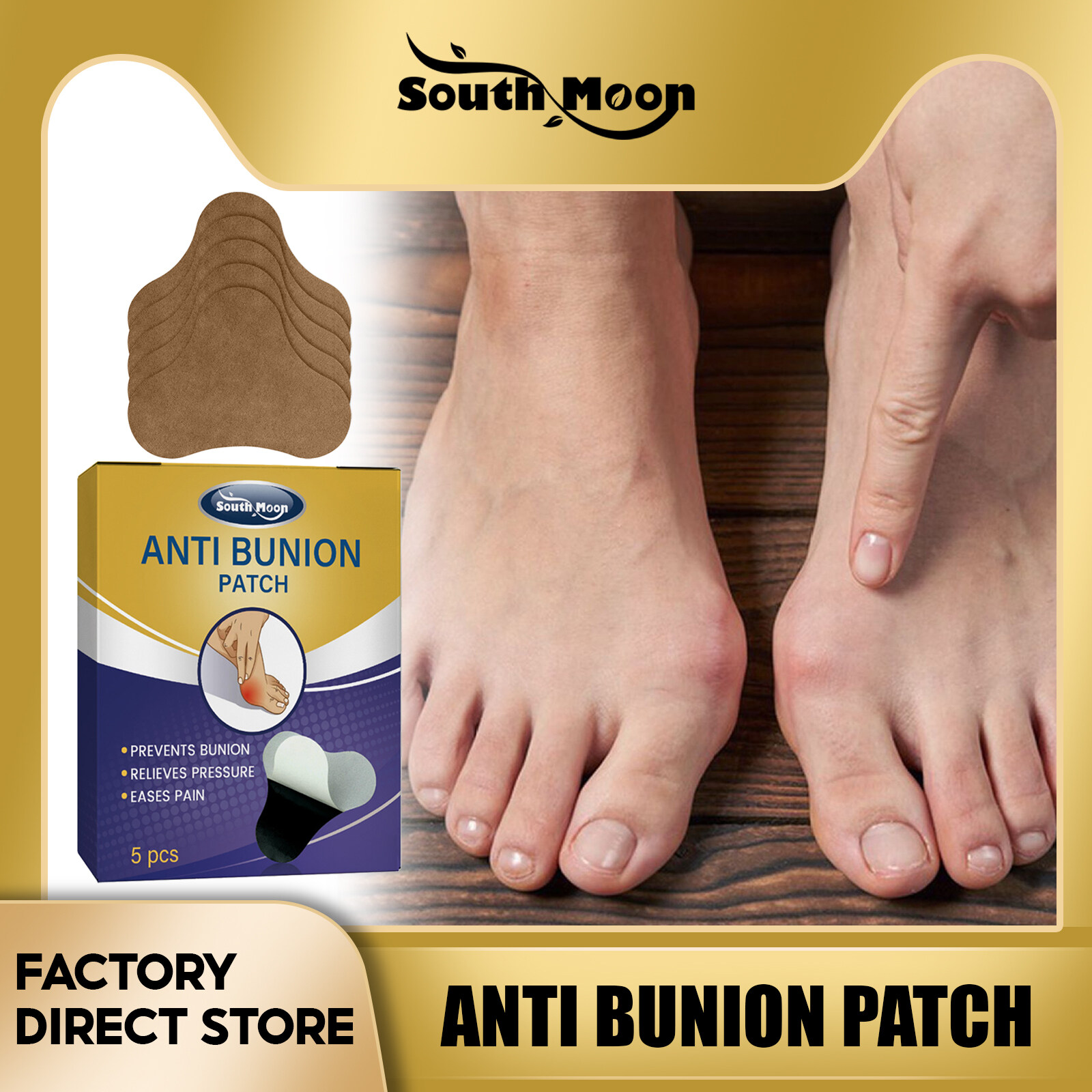South Moon Anti Bunion Patch Bunion Treatment Ointment Toe Joint Pain
