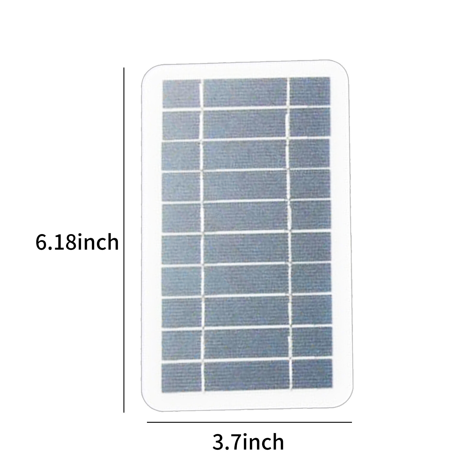 KKmoon Tấm Pin Năng Lượng Mặt Trời Nhỏ 5W/2W 5V Kèm USB Tấm Pin Mặt Trời Silicon Đơn Tinh Thể Tự Làm Tấm Pin Năng Lượng Mặt Trời Di Động Cắm Trại Chống Nước Cho Điện Thoại Di Động