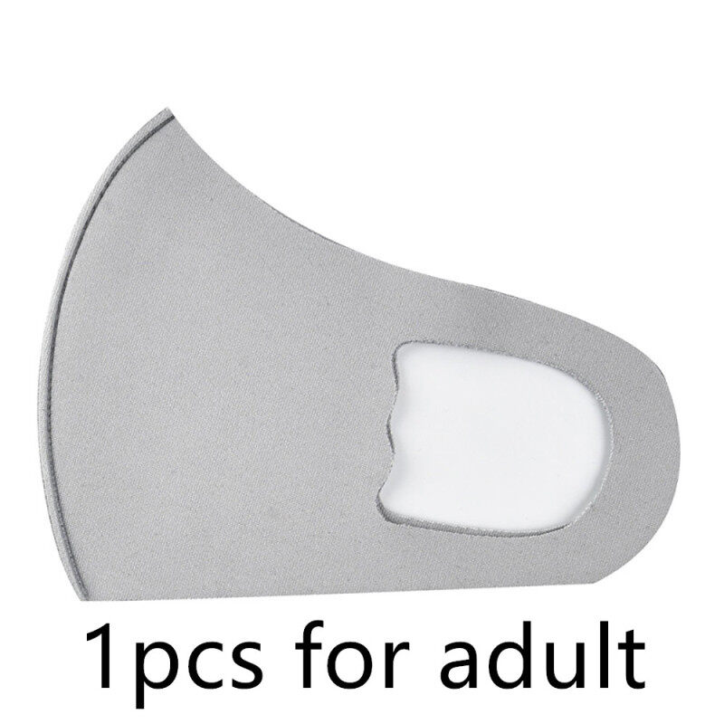versea 1/5/10PCS Washable Cotton Face Mask Cover Breathable Protective Polyester Cotton Spandex Bicycle Mouth Masks Face Shield for Adults and Kids Selectable Color 【Ready Stock】