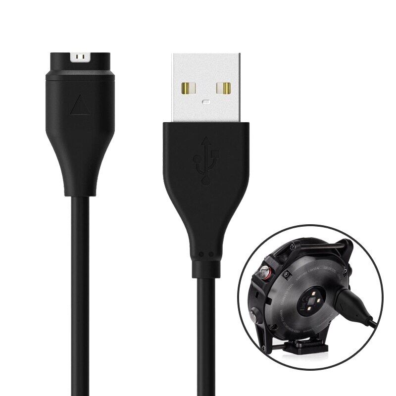 Dock charger usb charging cable cord for garmin fenix 5/5s/5x plus 6/6s/6x pro sapphire venu vivoactive 4/3 945 245 45 quatix 5