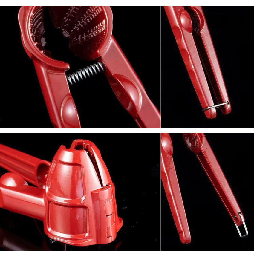 【In Stock+High Quality】Nutcracker Sheller Clip Funnel Nut Cracker Splash Proof Plier Walnut Metal Sheller Nut Pecan Nutcracker Cracker Nutcracker