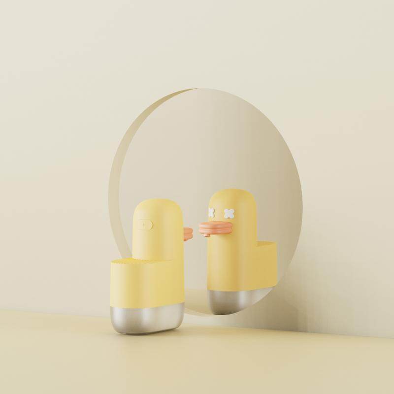 Cute Duck Foam Soap Dispenser Automatic Touchless Sensor Smart Foam Machine Infrared Liquid Soap Dispenser Pump Hand Sanitizer