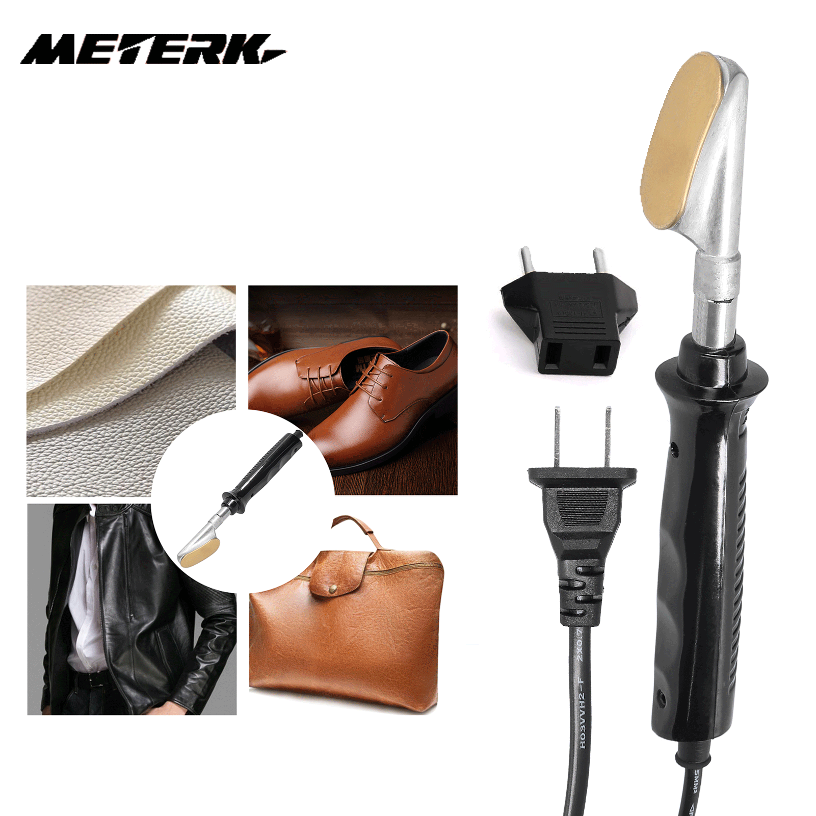 Meterk 220 V 50W Mini Portable Electric Iron Home Travel Leather Clothing Wrinkle Removal Tools Rapid Heating Constant Temperature Electric Iron