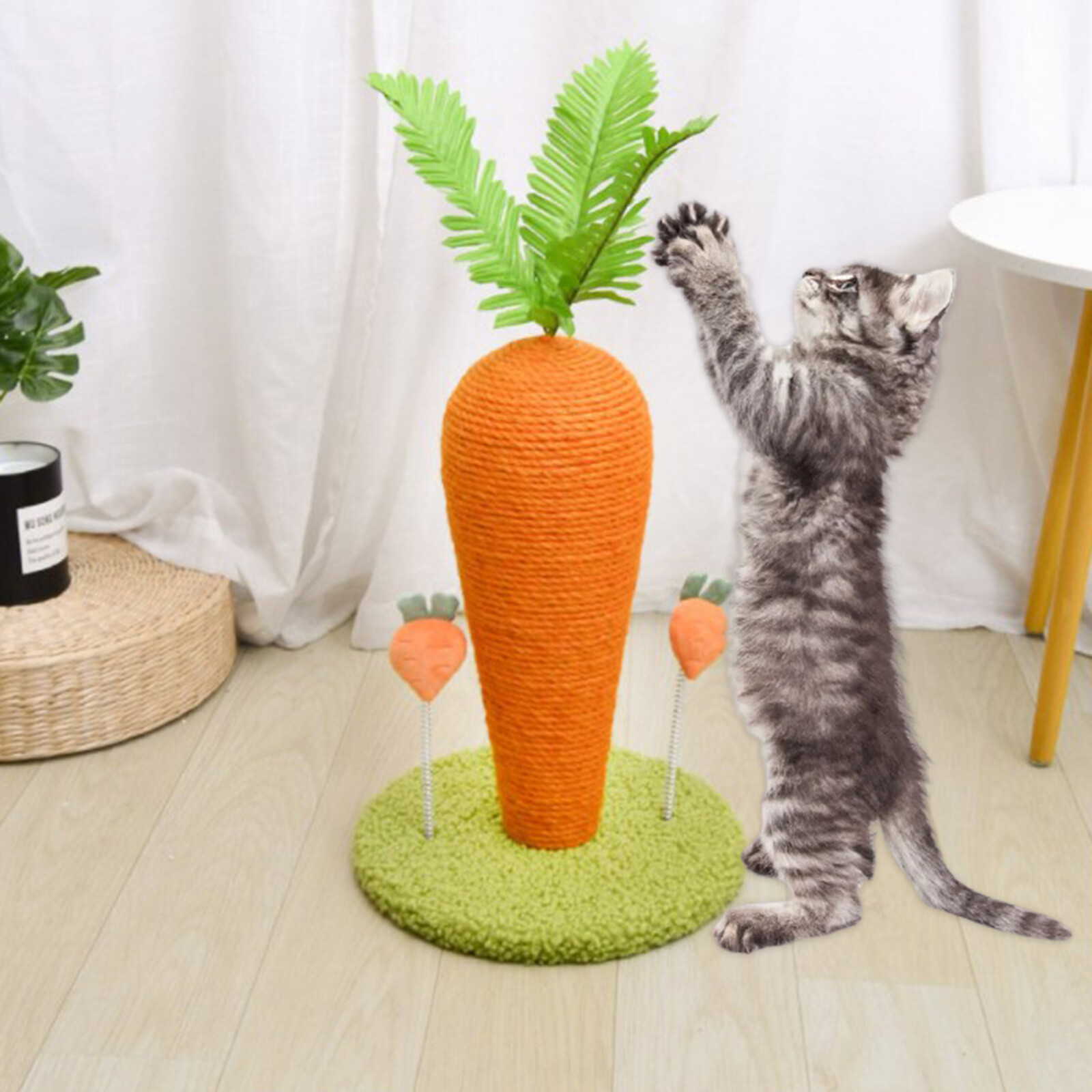 carrot cat toy