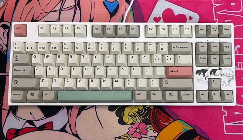 9009 chủ đề chìa khóa phong cách retro cap 130 phím anh đào hồ sơ PBT thăng hoa Keycaps cho công tắc Cherry MX Bàn Phím Cơ RK61/Anne Pro 2/gk61