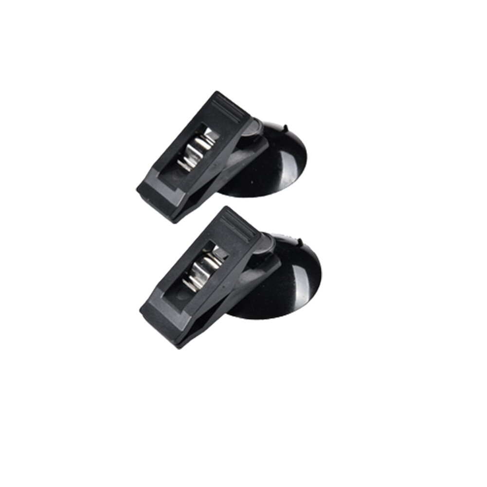 Black Clip Mount Interior Accessory Clip Removable Holder Car Interior Window Mount Suction Cup Clips Suction Cap Clip