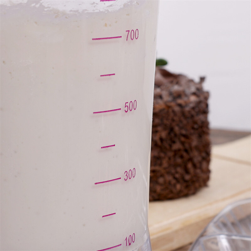 900ml Batter Dispenser Baking Cream Flour Paste Separator Pancake Cupcake Pastry Muffin Measuring Cup Funnel Kitchen Accessories