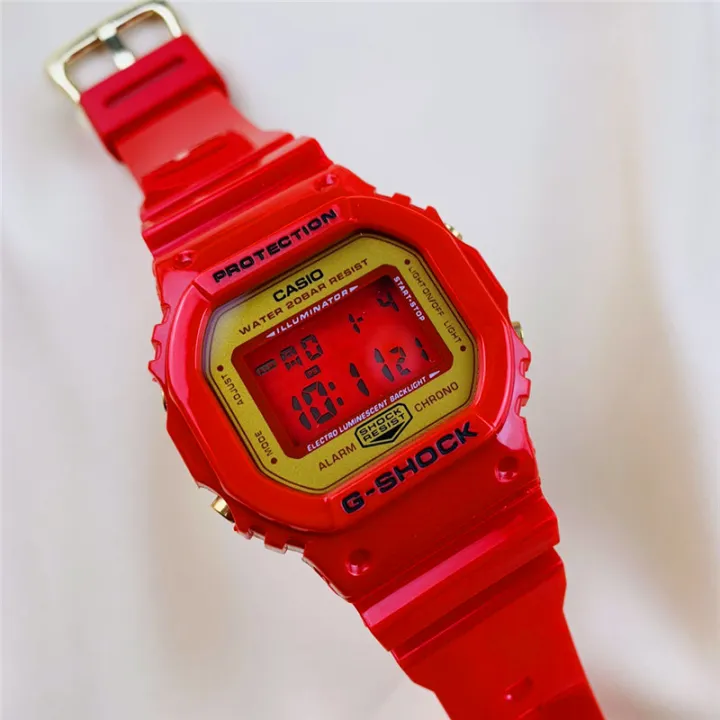 g shock matte red