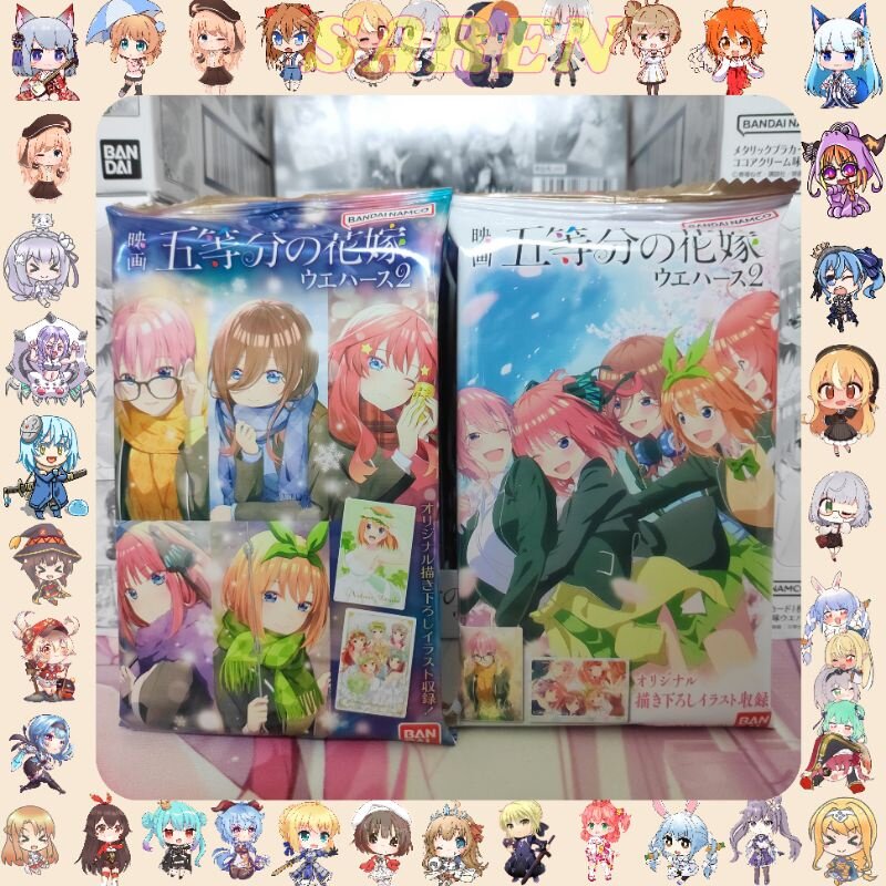 BANDAI The Quintessential Quintuplets Movie Vol. 2 Wafer Card Packs –  Lumius Inc