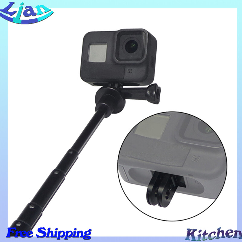 Metal Folding Magnetic Replacement Base Dual Interface 1/4 Thread Hole Tripod Mount Adapter Compatible For Gopro 10/9/8/max Action Camera