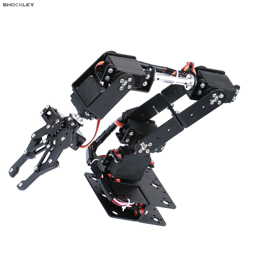 Shockley Cánh Tay Robot Kit 6doof Lập Trình cánh tay robot Tự Làm Lập Trình Bộ Robot Với Mã Nguồn Mở Và Hướng Dẫn(Không bao gồm thiết bị lái)