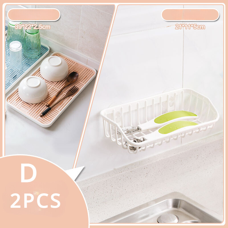 Homenhome Double Layer Rectangular Cups Plate Detachable Simple Teacup Plastic Tray Creative Dumpling Tray