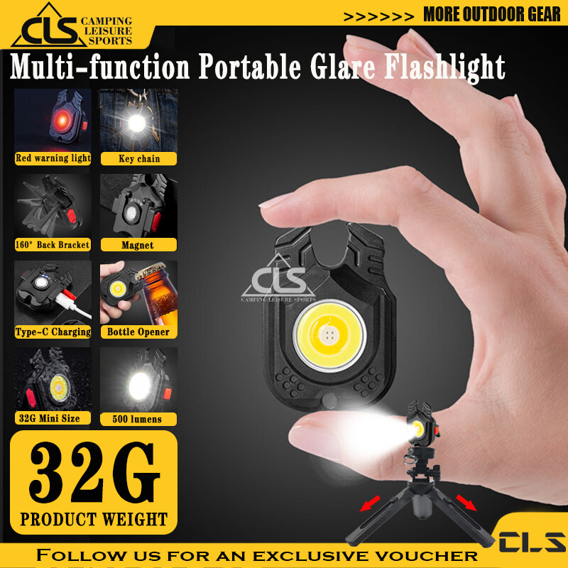 CLS Portable Mini LED Camping Outdoor Work Lamp Multiuse Bottle Opener