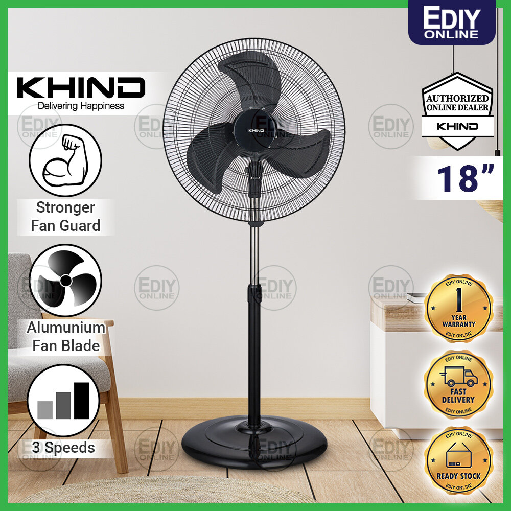 【NEW】 KHIND SF1803B HEAVY DUTY INDUSTRIAL COMMERCIAL STAND FAN 18