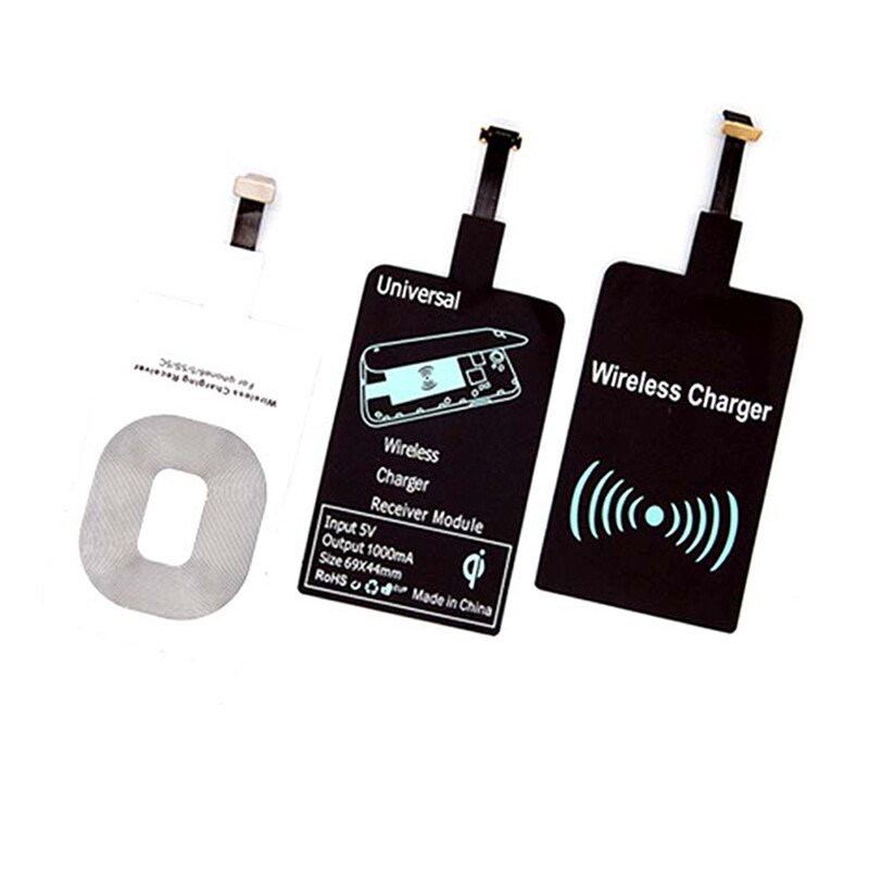 Cjing Support Micro USB Type C Qi Wireless Charger Adapter Induction Receiver Coil Pad
