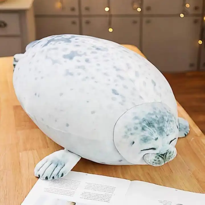 cuddly seal cushion