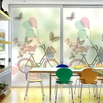 Frosted Glass Window Film Polyethylene Window Stickers Home Decor