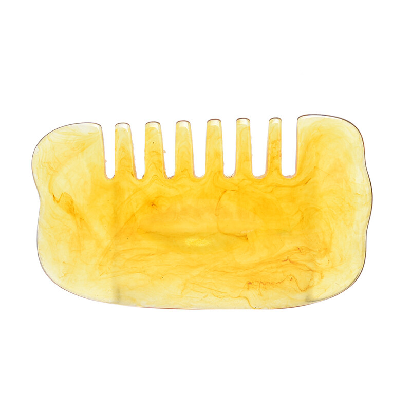 [Buytra] Natural Jade Stone Pressure Guasha Scraper Stone Head Massage Comb Healthy Tools