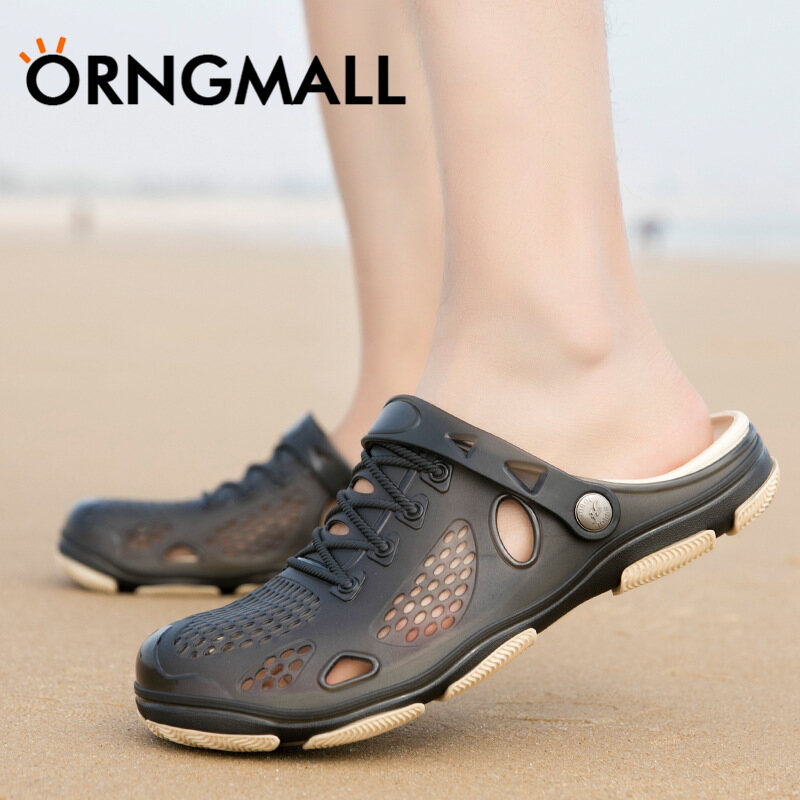ORNGMALL Summer Shoes, Fashion, Convenient And Comfortable, Open-Heeled Shoes, Breathable And Soft, Exquisite Sandals, The Production Process Is Worn And Folded-Sole