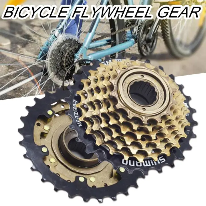 Shimano 7 Speed MF-TZ500-7 Index 14-28 Freewheel Block Screw On Cassette