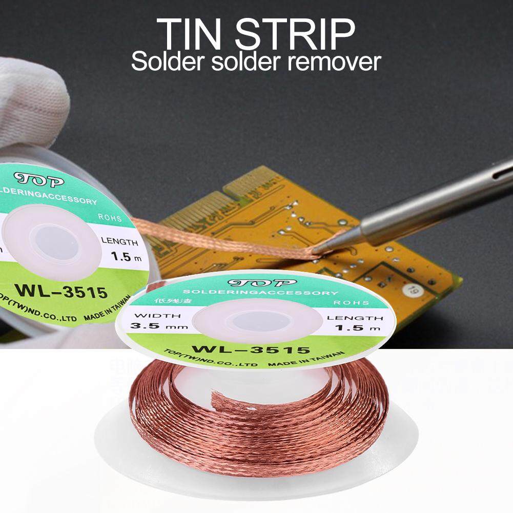 1.5M Desoldering Braid เครื่องเชื่อมโลหะ Remover BGA สายไส้ตะเกียงสายไฟ