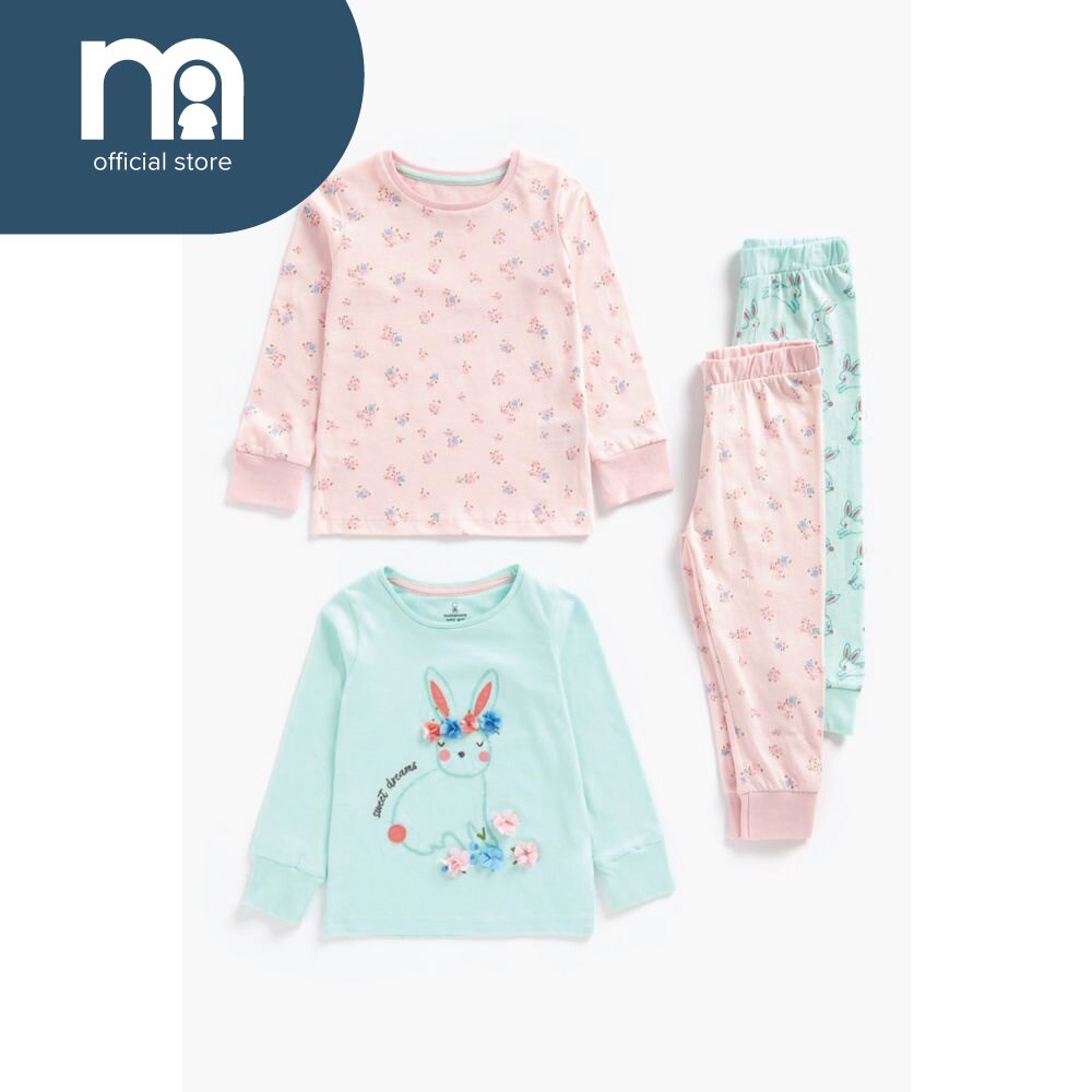 Mothercare Kid Girl Bunny Pyjamas 2 Pack Lazada