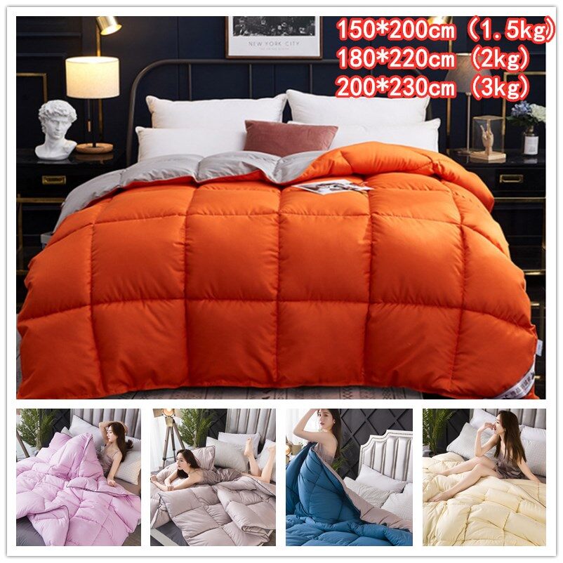 95 % White Goose/Duck Down Quilt Duvets Five Star Hotel Winter Comforters 100% Cotton Cover King Queen Twin Full Size