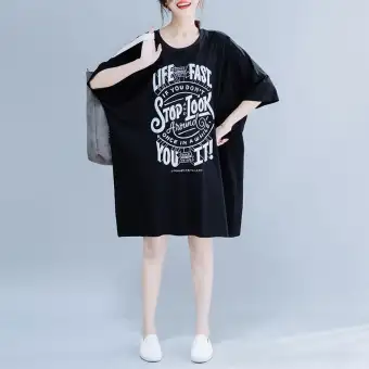 cheap black t shirt dress