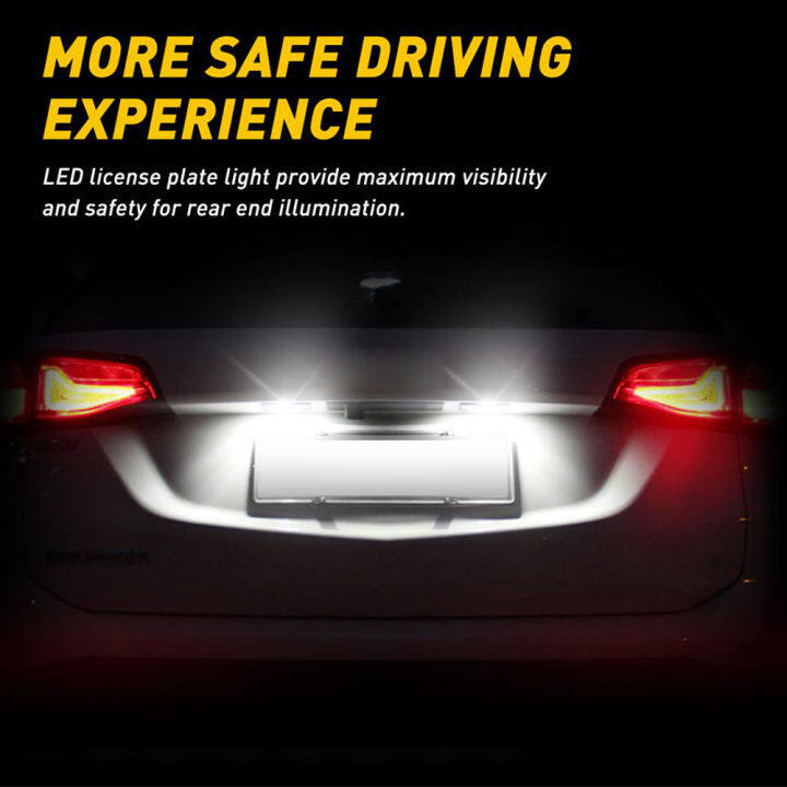 2pcs Car Led License Plate Light Number Plate Lamp For Kia Sportage 2011 For Sonata 10 10 13 For Sonata Yf 10my 2010 2013 Gf 10 Lazada