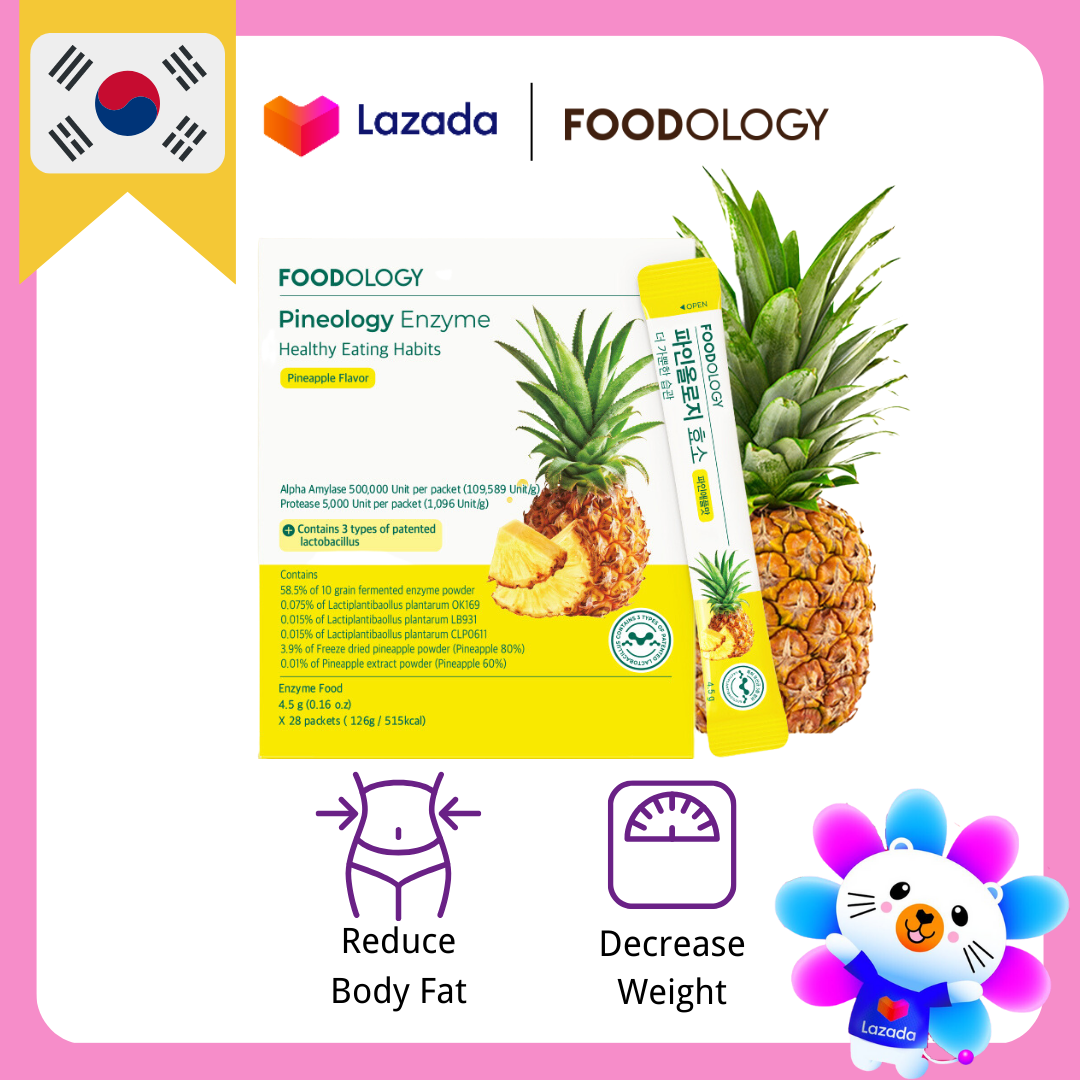 Foodology Pineology, Pineapple Enzyme powder, Bromelain enzyme for healthy digestion Lazada
