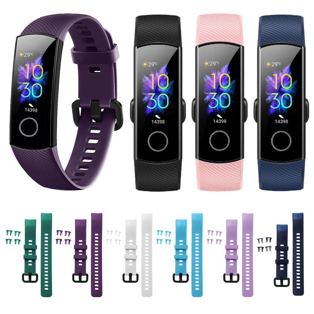 Silicone Watch Band Replacement Bracelet Strap For Huawei Honor Band 5 4