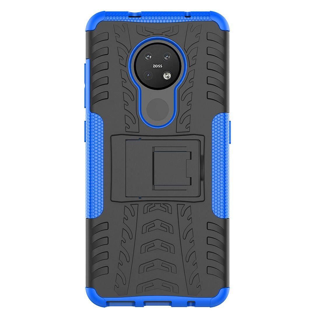 FAYANGRIES Ốp Cho Nokia 7.2 (6.3 "), Ốp Lưng Chống Sốc PC Cứng Và TPU Mềm Bọc Giáp 2 Trong 1 Giá Đỡ Giá Đỡ Giá Đỡ Chân Đế Ốp Điện Thoại