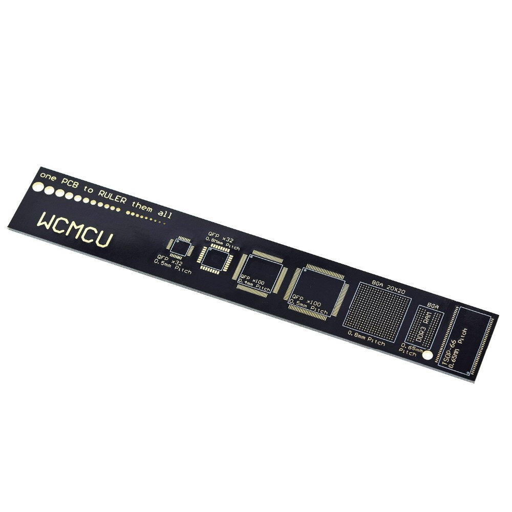 Thước PCB 15Cm Cho Các Kỹ Sư Điện Tử Cho Người Làm Geeks Thước Tham Khảo PCB Bộ Phận Đóng Gói PCB V2-6
