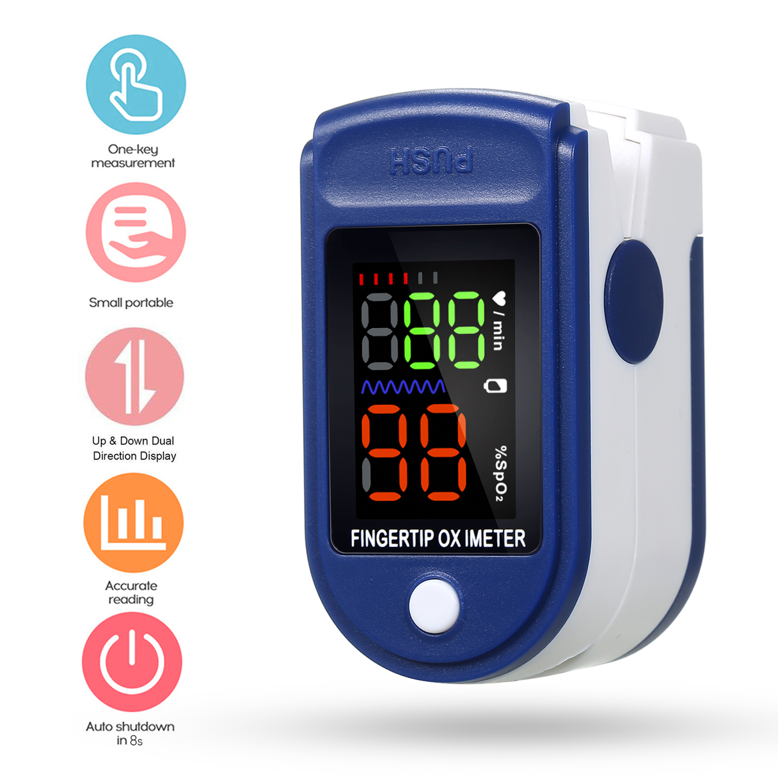 ContecMed TS1 สมาร์ทแบบพกพาผู้ป่วย Monitor หน้าจอสัมผัสขนาด 5 นิ้ว ICU ...