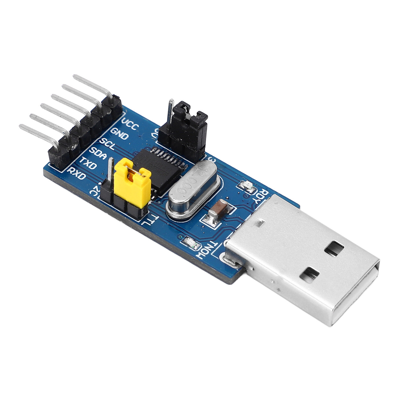 USB To I2C Converter Module, USB To UART Converter Adapter Module Portable Jumper Wire for Laboratories