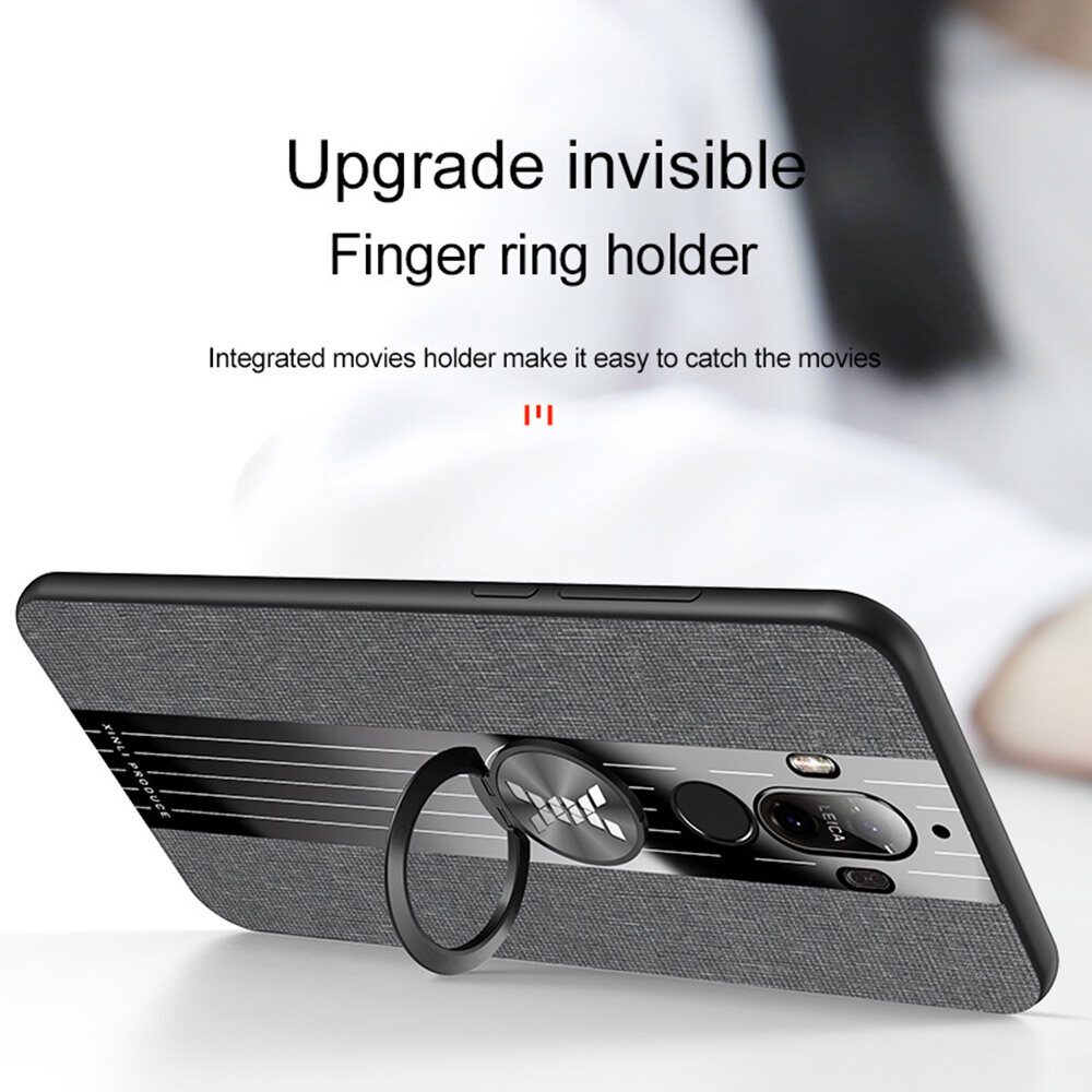 LEEWINDA For Huawei Mate 8 Phone Case, Leather Armor Cases Ring bracket Ring Cover shell
