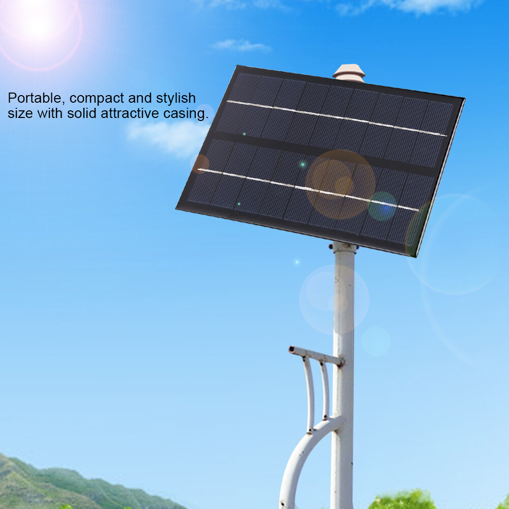 3W 9V Mini Polycrystalline Solar Panel for DIY Solar Light Phone Battery Charger