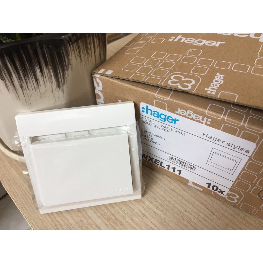 [HCM]Công tắc đơn 1 chiều WXEL111 Hager