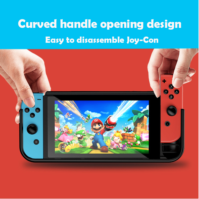 VAORLO Vỏ Có Thể Gắn Được Cho Bộ Chuyển Đổi Nintendo Mumba TPU Grip Vỏ Bọc Bảo Vệ Tương Thích Với Đầu Điện Tử Nintendo Switch Và Bộ Điều Khiển Joy-Con