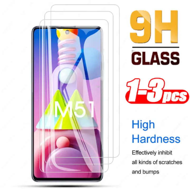 Kính cường lực Samsung M51 (Chuẩn 9H Trong Suốt, Không Full)