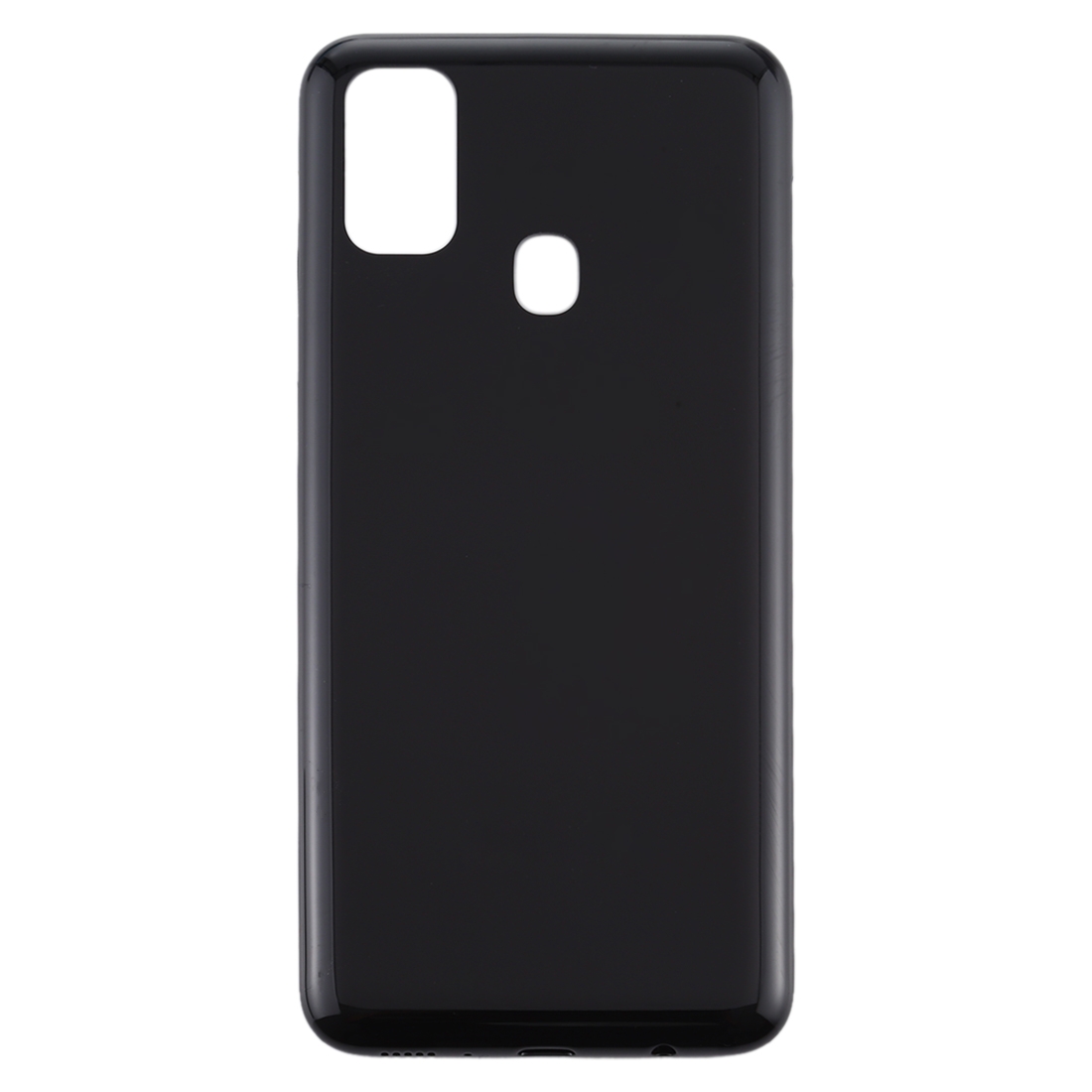 For Samsung Galaxy M21 Back Cover (Black)
